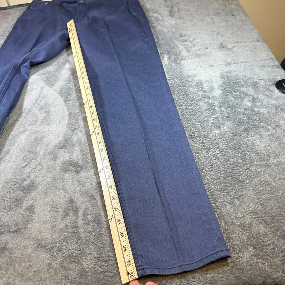 Banana Republic Mens Travel Athletic Fit Pants Blue 34x36 Stretch Washwell Taper